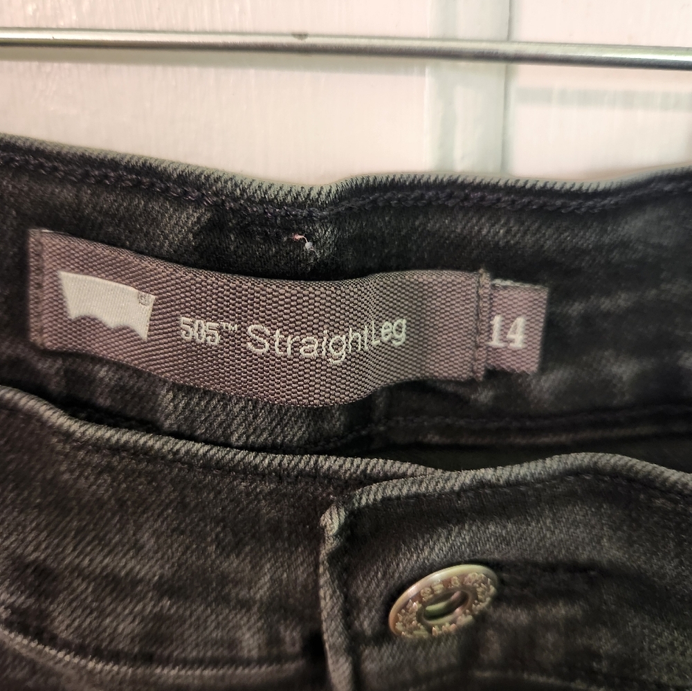 Levi's 505 Straight leg jeans Size 14 - Picture 4 of 7